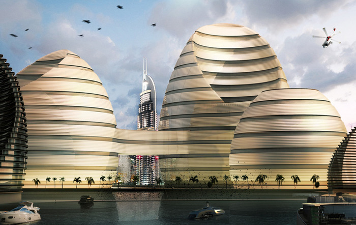 Органический город будущего для багатого ОАЭ