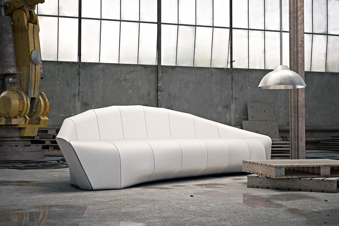 Концепт дивана Zeppelin от Студии Мукомелова