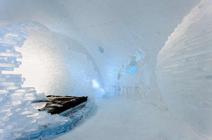 Ледяные интерьеры Icehotel