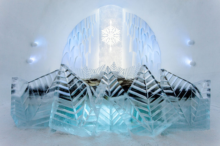 Ледяные интерьеры Icehotel