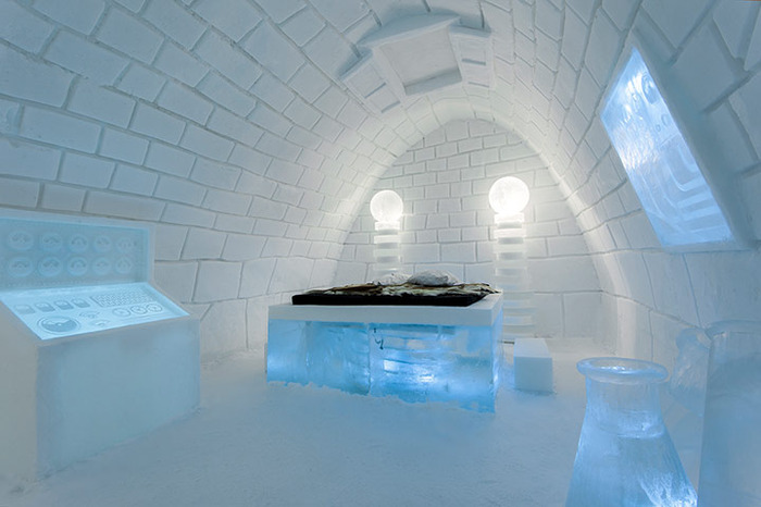 Ледяные интерьеры Icehotel