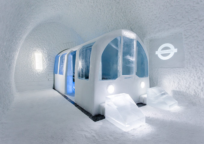 Ледяные интерьеры Icehotel