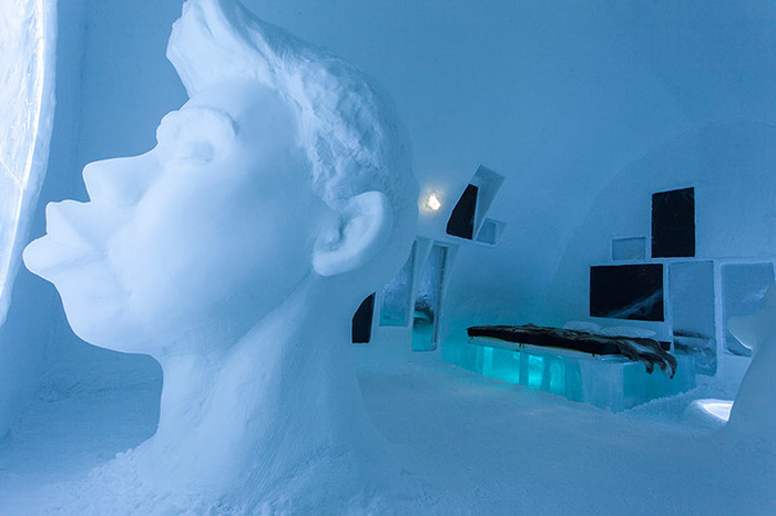 Ледяные интерьеры Icehotel