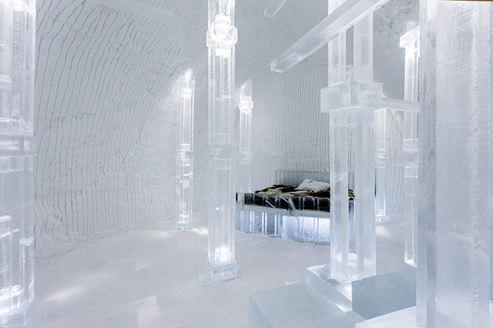 Ледяные интерьеры Icehotel