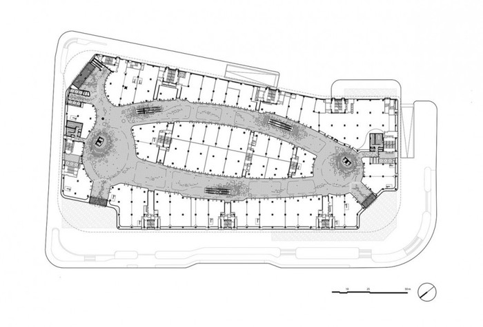 Фактурные фасады: Hanjie Wanda Square в Китае