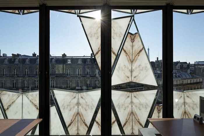 Фактурные фасады: Origami в Париже