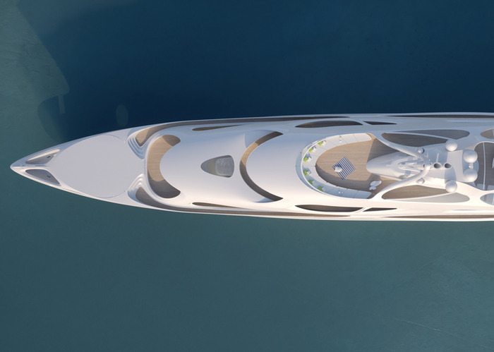 Яхта галлактического дизайна