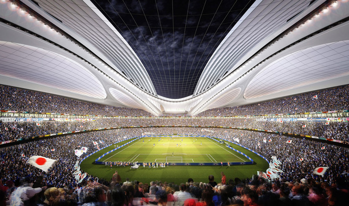 Проект Государственного стадиона в Токио от Захи Хадид