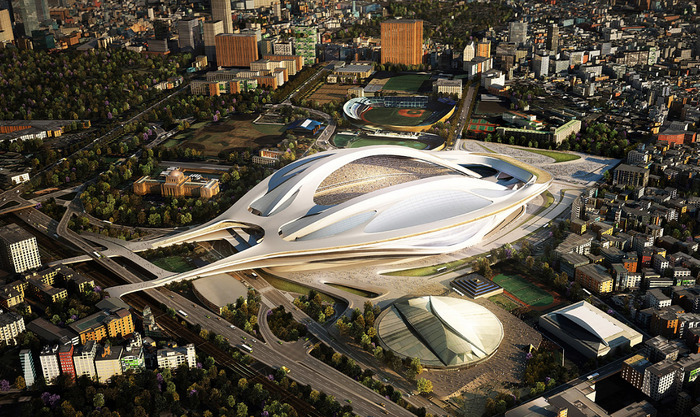 Проект Государственного стадиона в Токио от Захи Хадид