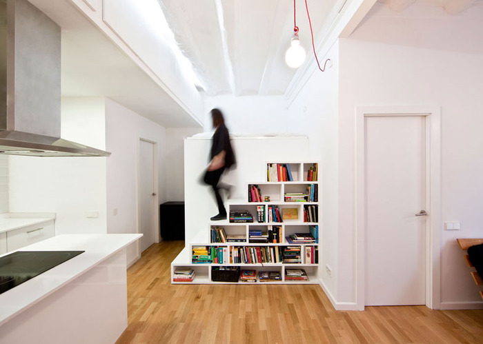 Идеи для малеханьких квартир: 40 м? в Барселоне