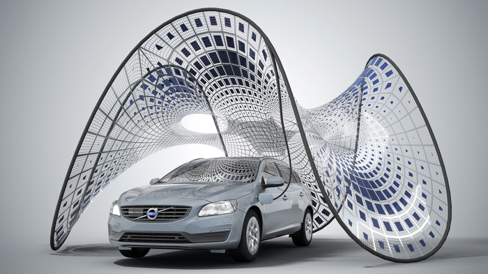 Инноваторский павильон для Volvo