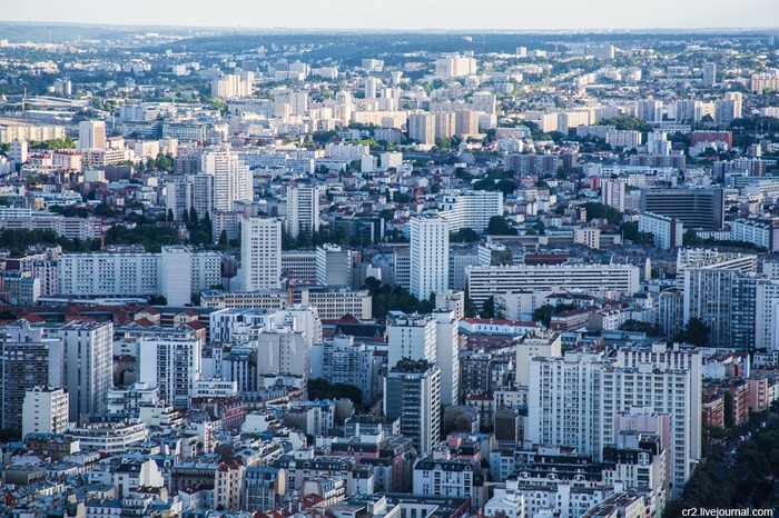 Париж с башни Монпарнас
