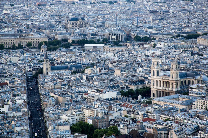Париж с башни Монпарнас